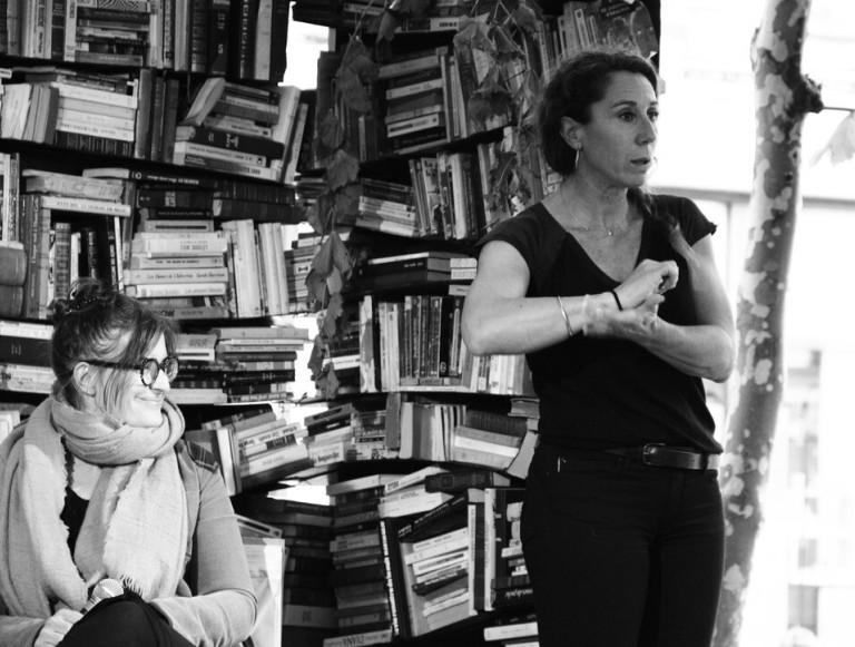 Rencontre avec Laurine Roux traduite en langue des signes par Cécile Lambert-Guidicelli et Aude Jarry